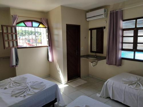 Hotel Sol Bahia客房内的一张或多张床位