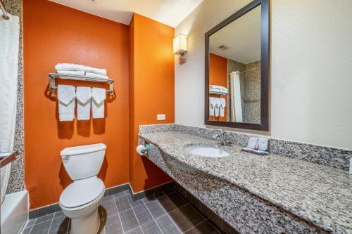 Restwell Inn & Suites I-45 North的一间浴室