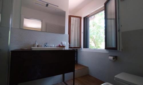 La Quagnola splendida casa in Appennino的一间浴室
