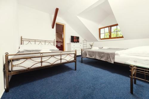 Hotel Ostende客房内的一张或多张床位