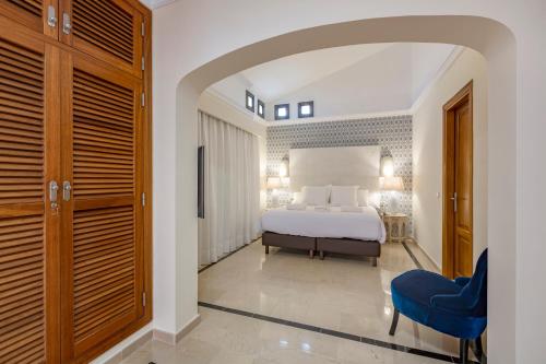 Lanzarote Villa Zafiro Game Room 16客房内的一张或多张床位
