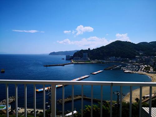 热海热海温泉惠旅馆的水体上,有船