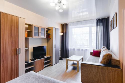 Apartament on Vesennyaya 21a的休息区