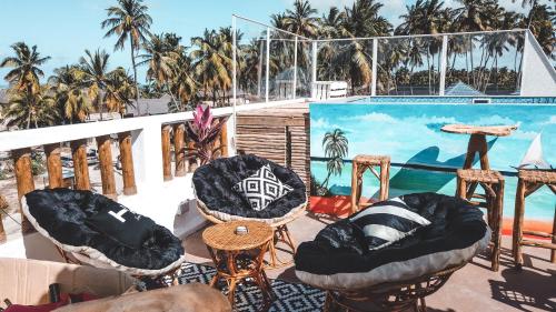 Hi Zanzibar内部或周边泳池景观
