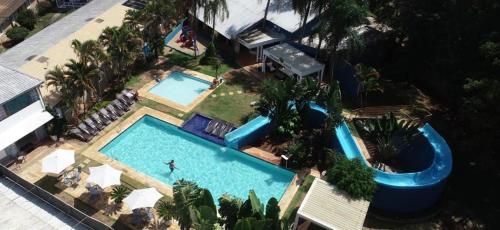 Hotel Casa Amarela内部或周边泳池景观