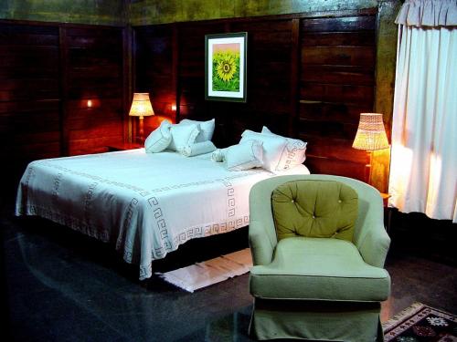 瑟塔意科特酒店客房内的一张或多张床位