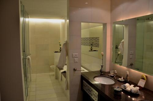 杜尚别塞雷纳酒店的一间浴室