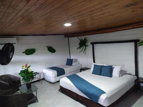 Hotel Isla Palma Reserva Natural的休息区