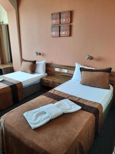 Hotel Mizia客房内的一张或多张床位