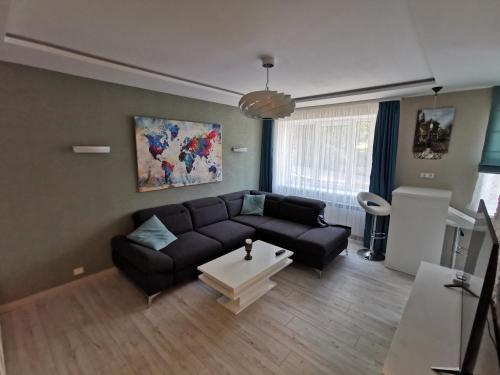 卢扎ALDO comfort的客厅配有沙发和桌子