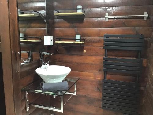 Fox Lodge Traditional Log Cabin的一间浴室