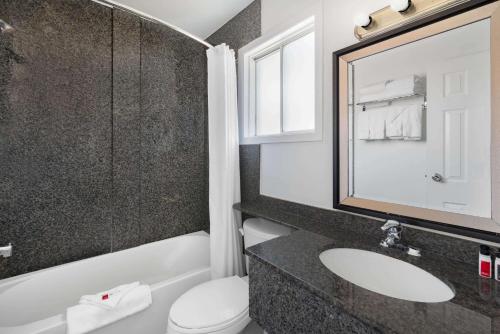 豪生加纳诺克酒店的一间浴室
