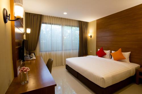 S Bangkok Hotel, Navamin客房内的一张或多张床位