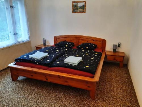 Chalupa V Mlýnkách客房内的一张或多张床位