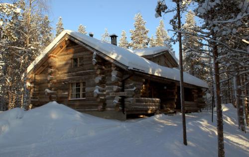 列维威瑞卡小木屋的雪地小木屋