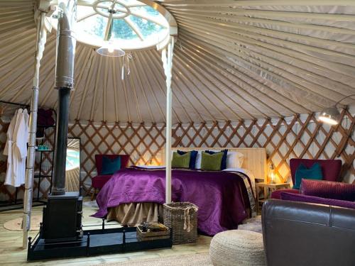巴克斯顿Luxury Yurt with Hot Tub - pre-heated for your arrival的相册照片