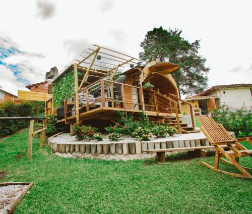 瓜尔内Glamping Cabañas Sharmont的相册照片