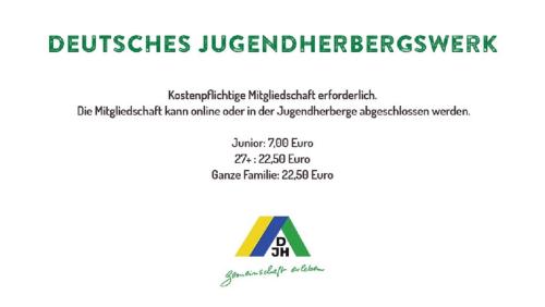 帕绍HI Hostel Jugendherberge Passau的制造公司标签,上面写有物流担保字眼