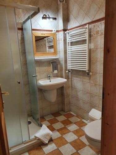 博兹罗兹班西欧酒店的一间浴室