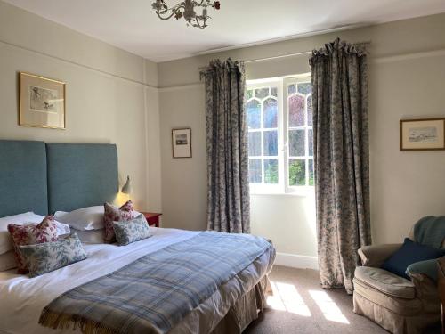 Chillingham Manor客房内的一张或多张床位