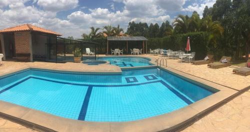 Hotel Fazenda da Lagoa内部或周边的泳池