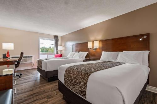 肯普特维尔骑士旅馆客房内的一张或多张床位