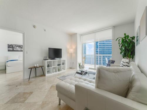 Amazing apartment in the Heart of Brickell的休息区