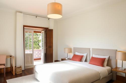 Quinta do Candeeira客房内的一张或多张床位