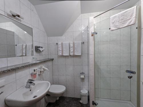 Hotel Saaletalstuben的一间浴室