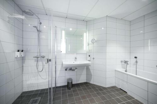 博德斯堪酒店的一间浴室