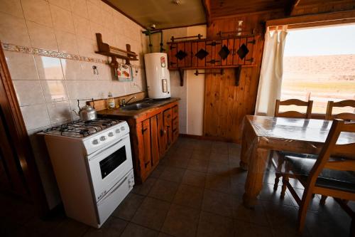 Las Moras Cabañas的厨房或小厨房