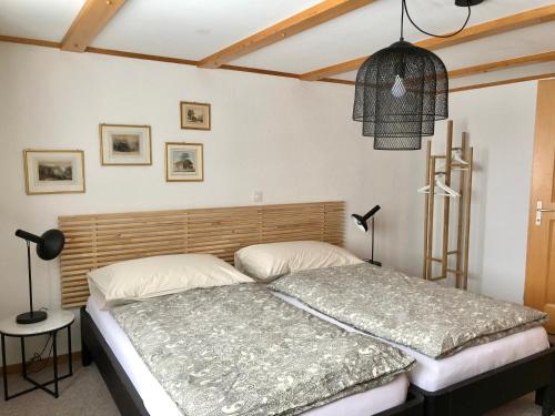 Chalet Pironnet with BEST Views, Charm and Comfort!客房内的一张或多张床位