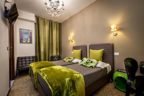 博洛尼亚酒店 客房内的一张或多张床位
