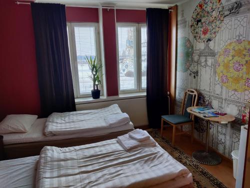 Hotelli Merikotka客房内的一张或多张床位