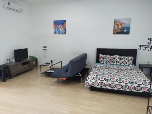 Usj One Residence @ Homestay客房内的一张或多张床位