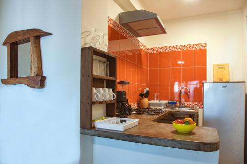 Casa Bagus的厨房或小厨房
