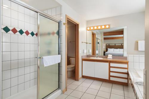Gold Point Resort Breckenridge by Vacatia的一间浴室