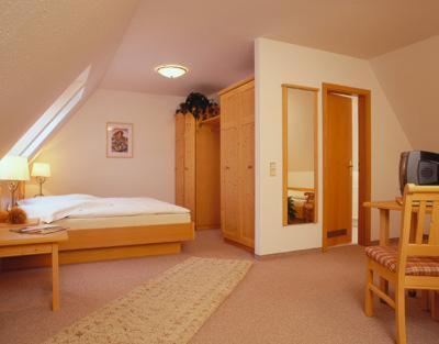 Landhotel Keils Gut客房内的一张或多张床位