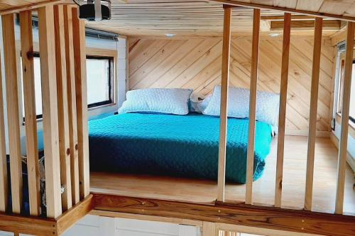 Mini Casa Barichara客房内的一张或多张床位