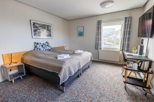 HOTEL SØMA Nuuk客房内的一张或多张床位