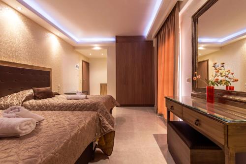 皮诺发尼旅馆客房内的一张或多张床位