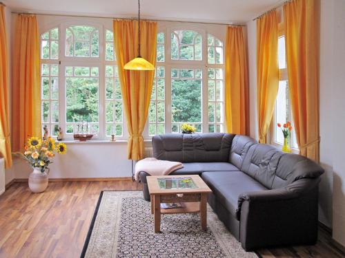 岑平Apartment Sonnenblume by Interhome的客厅配有沙发和桌子