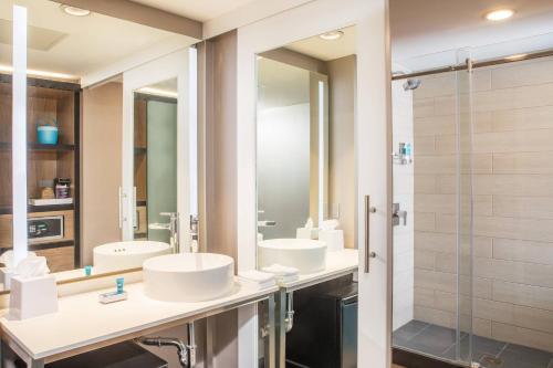 纽约拉瓜迪亚机场雅乐轩酒店的一间浴室