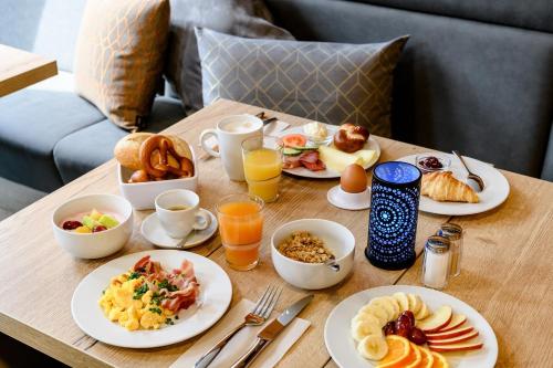 Aparthotel Adagio Access Kiel提供给客人的早餐选择