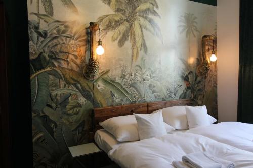 科奈克申艺术酒店客房内的一张或多张床位