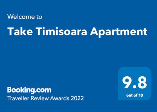 蒂米什瓦拉Take Timisoara Apartment的欢迎收看兴奋剂的屏幕截图
