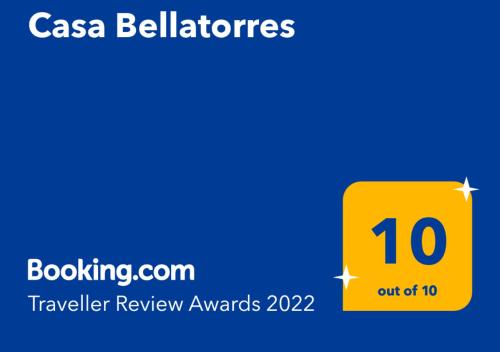 Casa Bellatorres的证书、奖牌、标识或其他文件