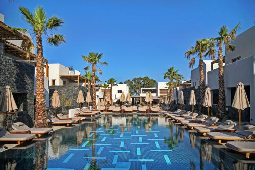 Radisson Blu Zaffron Resort, Santorini内部或周边的泳池