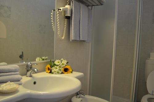 Hotel Moresco的一间浴室