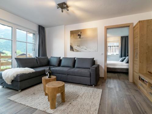 Luxury apartment close to Zell am See的休息区